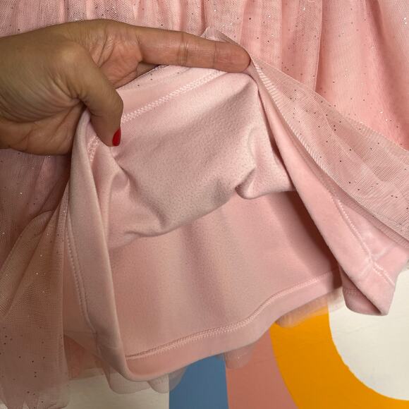 Hanna Andersson Girls Pink Dress V Neck Long Sleeve A Line 18-24 Months Princess - Picture 5 of 10